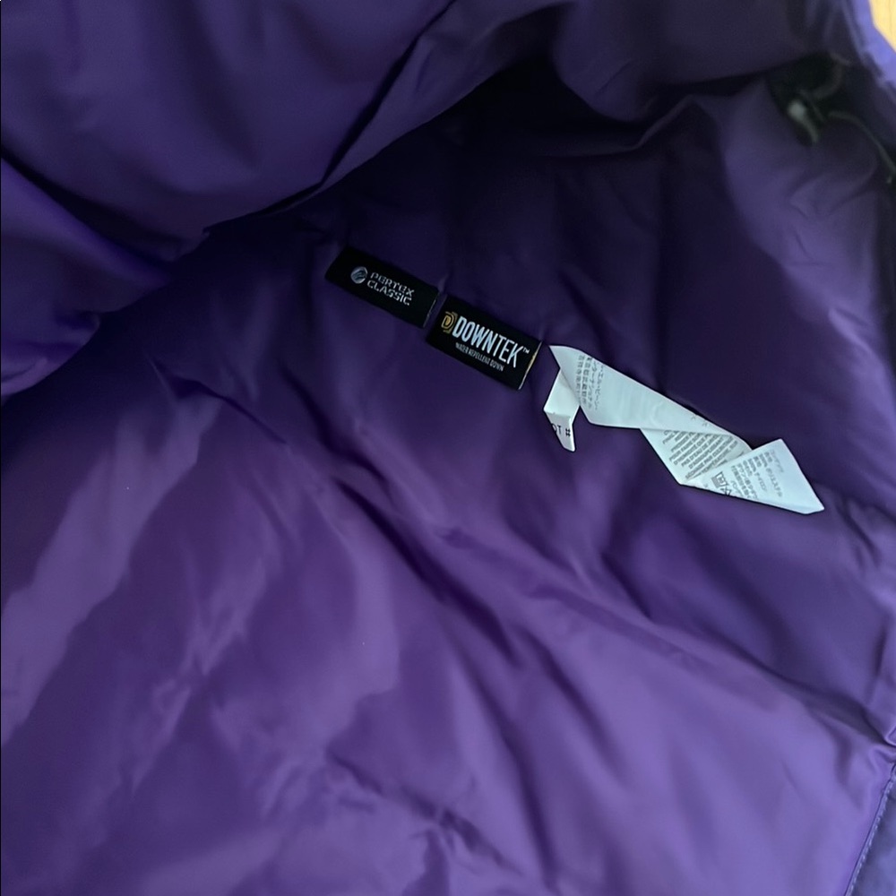 L.L. Bean Quilted Purple and Black Vest for Outdoor Adventures - Picture 5 of 16